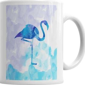 Baskı Dükkanı KB1536 Flamingo Bulutlarda Porselen Kupa Bardak