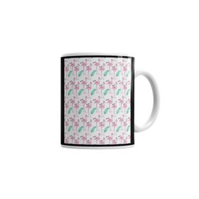 Baskı Dükkanı KB1538 Flamingo Porselen Kupa Bardak