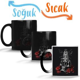 Baskı Dükkanı KB1543 Fada Skull Porselen Kupa Bardak