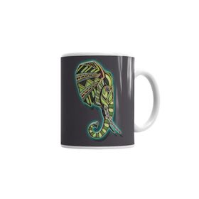 Baskı Dükkanı KB1555 Elephant Porselen Kupa Bardak