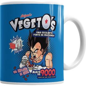 Baskı Dükkanı KB1560 Dragon Ball Z Cereal Matinal Vegetos Porselen Kupa Bardak