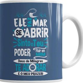 Baskı Dükkanı KB1569 Deus De Milagres Porselen Kupa Bardak