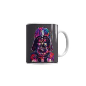 Baskı Dükkanı KB1575 Darth Vader Paint Porselen Kupa Bardak