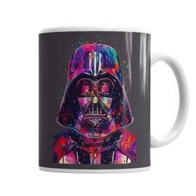 Baskı Dükkanı KB1575 Darth Vader Paint Porselen Kupa Bardak