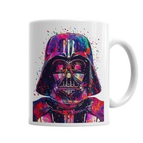 Baskı Dükkanı KB1575 Darth Vader Paint Porselen Kupa Bardak