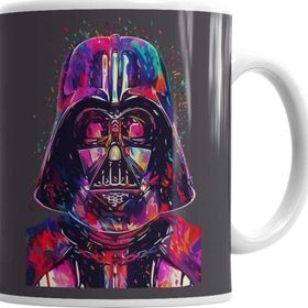 Baskı Dükkanı KB1575 Darth Vader Paint Porselen Kupa Bardak