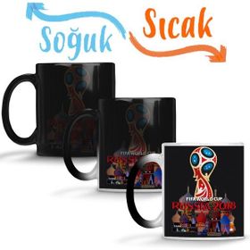 Baskı Dükkanı KB1598 Copa 2018 Porselen Kupa Bardak