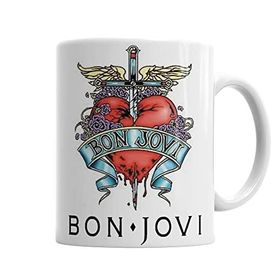 Baskı Dükkanı KB160 Bon Jovi Guns And Roses Poison Cinderella Kupa Bardak