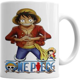 Baskı Dükkanı KB1603 Luffy One Piece Porselen Kupa Bardak