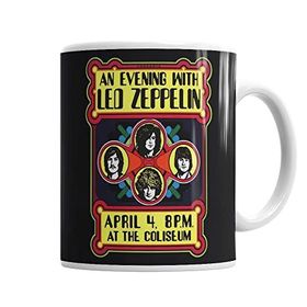 Baskı Dükkanı KB1618 Led Zeppelin Banda Porselen Kupa Bardak