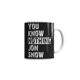 Baskı Dükkanı KB1626 Know Nothing Porselen Kupa Bardak