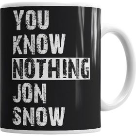 Baskı Dükkanı KB1626 Know Nothing Porselen Kupa Bardak