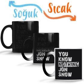 Baskı Dükkanı KB1626 Know Nothing Porselen Kupa Bardak
