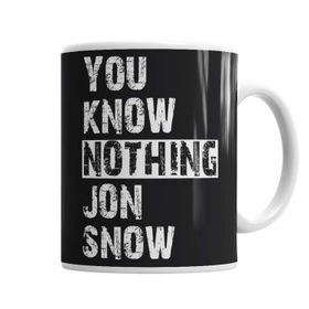 Baskı Dükkanı KB1626 Know Nothing Porselen Kupa Bardak