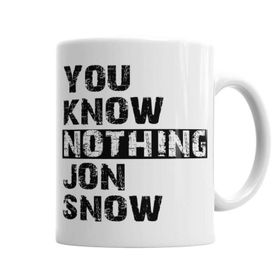 Baskı Dükkanı KB1626 Know Nothing Porselen Kupa Bardak