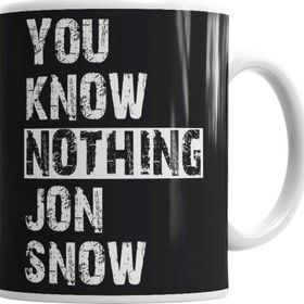 Baskı Dükkanı KB1626 Know Nothing Porselen Kupa Bardak
