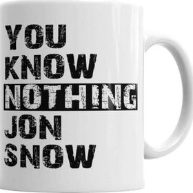 Baskı Dükkanı KB1626 Know Nothing Porselen Kupa Bardak