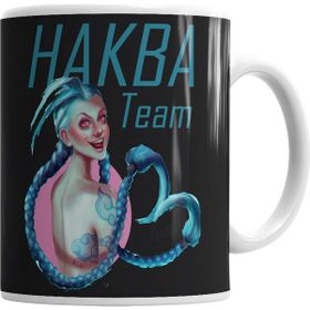 Baskı Dükkanı KB1641 Jinx Art Porselen Kupa Bardak