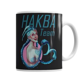 Baskı Dükkanı KB1641 Jinx Art Porselen Kupa Bardak