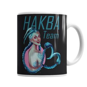 Baskı Dükkanı KB1641 Jinx Art Porselen Kupa Bardak