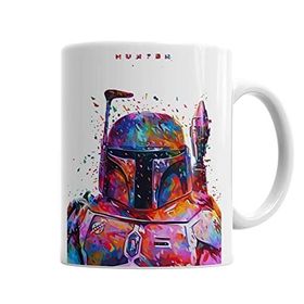 Baskı Dükkanı KB1661 Hunter Star Wars Porselen Kupa Bardak