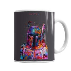 Baskı Dükkanı KB1661 Hunter Star Wars Porselen Kupa Bardak