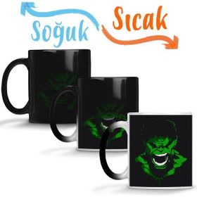 Baskı Dükkanı KB1663 Hulk Porselen Kupa Bardak