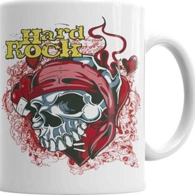 Baskı Dükkanı KB1679 Hard Rock Porselen Kupa Bardak