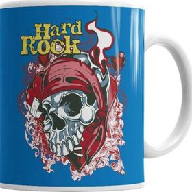 Baskı Dükkanı KB1679 Hard Rock Porselen Kupa Bardak