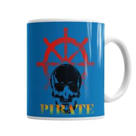 Baskı Dükkanı KB1702 Piratas Porselen Kupa Bardak