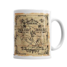 Baskı Dükkanı KB1705 Pica Pau Vintage Porselen Kupa Bardak