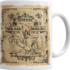 Baskı Dükkanı KB1705 Pica Pau Vintage Porselen Kupa Bardak
