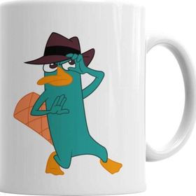 Baskı Dükkanı KB1706 Phineas E Ferb Porselen Kupa Bardak
