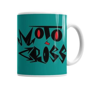 Baskı Dükkanı KB1707 Personalizada Graffit Moto Cross Porselen Kupa Bardak