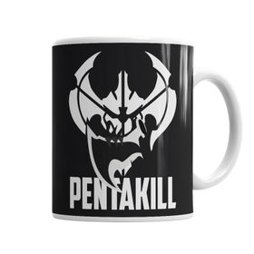 Baskı Dükkanı KB1708 Pentakill Porselen Kupa Bardak
