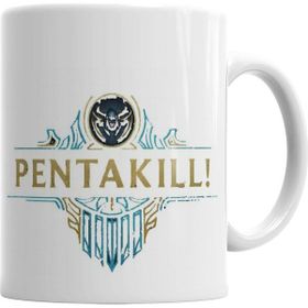 Baskı Dükkanı KB1708 Pentakill Porselen Kupa Bardak