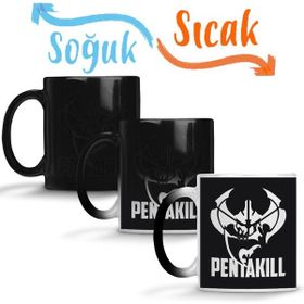 Baskı Dükkanı KB1708 Pentakill Porselen Kupa Bardak