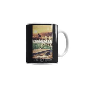 Baskı Dükkanı KB1721 Ocean Side Porselen Kupa Bardak