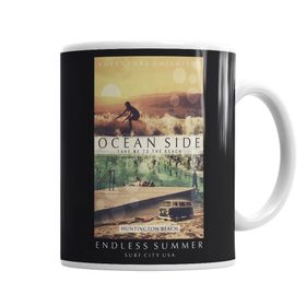 Baskı Dükkanı KB1721 Ocean Side Porselen Kupa Bardak