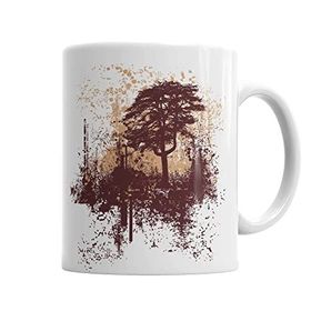 Baskı Dükkanı KB1732 Nature Explosion Porselen Kupa Bardak