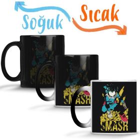 Baskı Dükkanı KB1735 My Hero Academia Smash Porselen Kupa Bardak