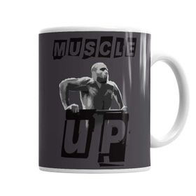 Baskı Dükkanı KB1742 Muscleup Men Porselen Kupa Bardak