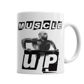 Baskı Dükkanı KB1742 Muscleup Men Porselen Kupa Bardak