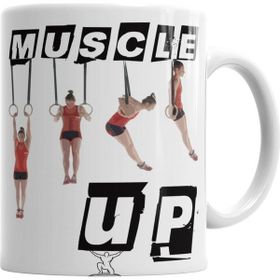 Baskı Dükkanı KB1743 Muscle Up Porselen Kupa Bardak