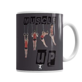 Baskı Dükkanı KB1743 Muscle Up Porselen Kupa Bardak