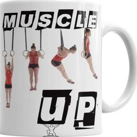 Baskı Dükkanı KB1743 Muscle Up Porselen Kupa Bardak