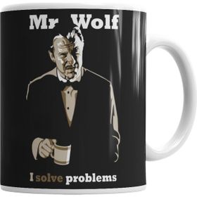 Baskı Dükkanı KB1747 Mr Wolf I Solve Problems Porselen Kupa Bardak