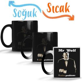 Baskı Dükkanı KB1747 Mr Wolf I Solve Problems Porselen Kupa Bardak