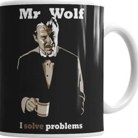 Baskı Dükkanı KB1747 Mr Wolf I Solve Problems Porselen Kupa Bardak