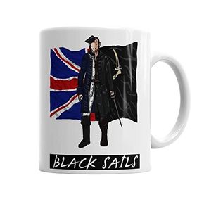 Baskı Dükkanı KB177 Black Sails Porselen Kupa Bardak
